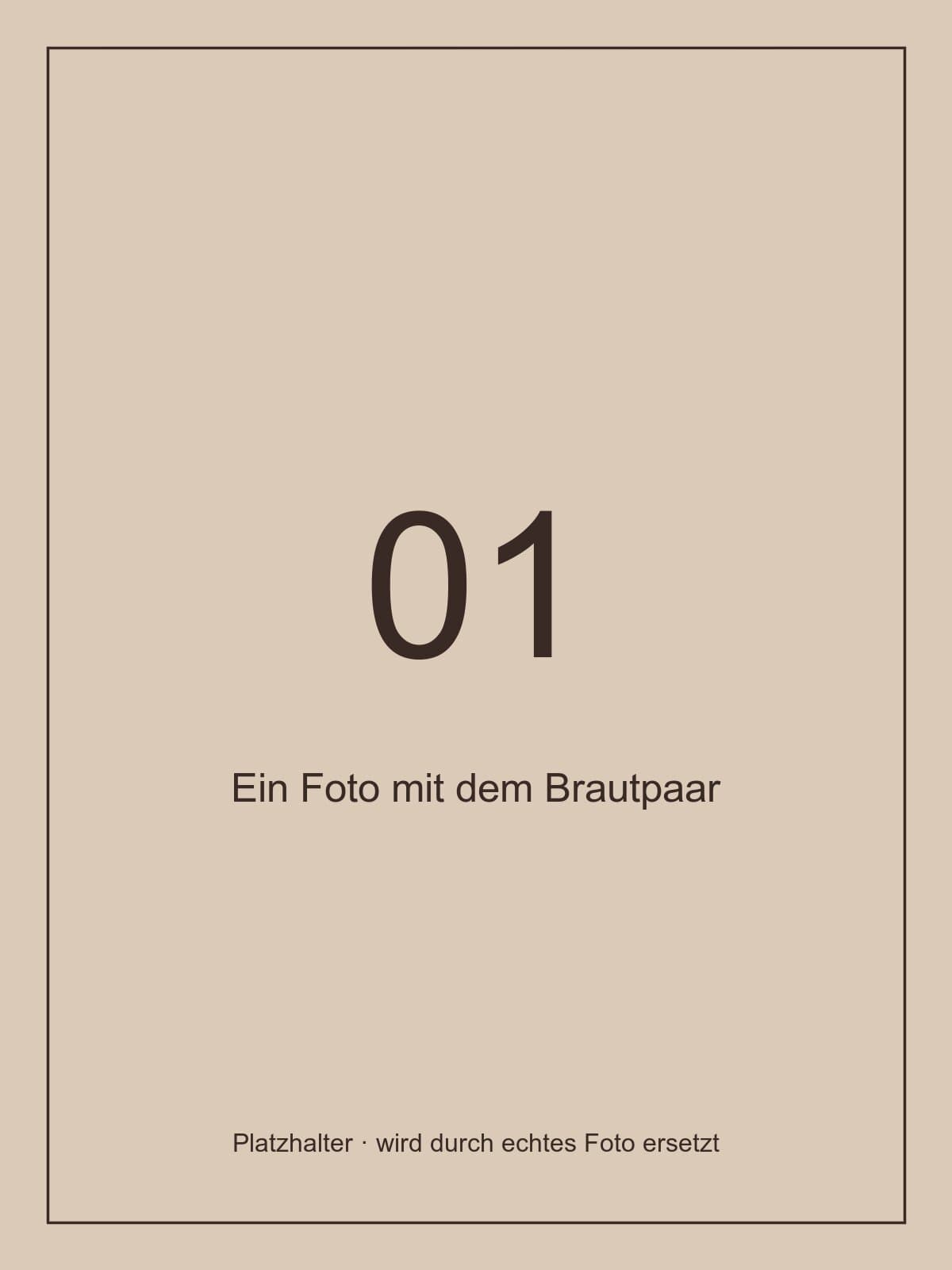 Das Paar, aufgenommen von einem Gast