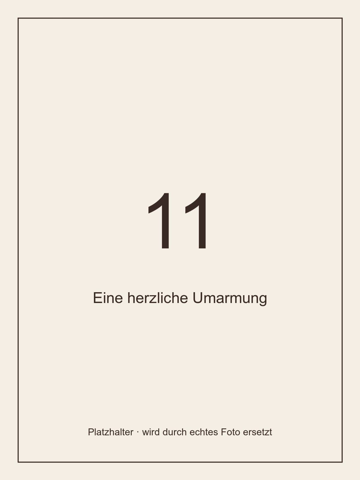 Eine herzliche Umarmung
